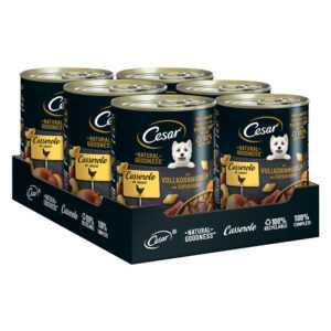 6x400g Pui și superingrediente Cesar Natural Goodness Hrană câini