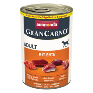 6x400g Rață Adult Original Animonda GranCarno Hrană umedă câini