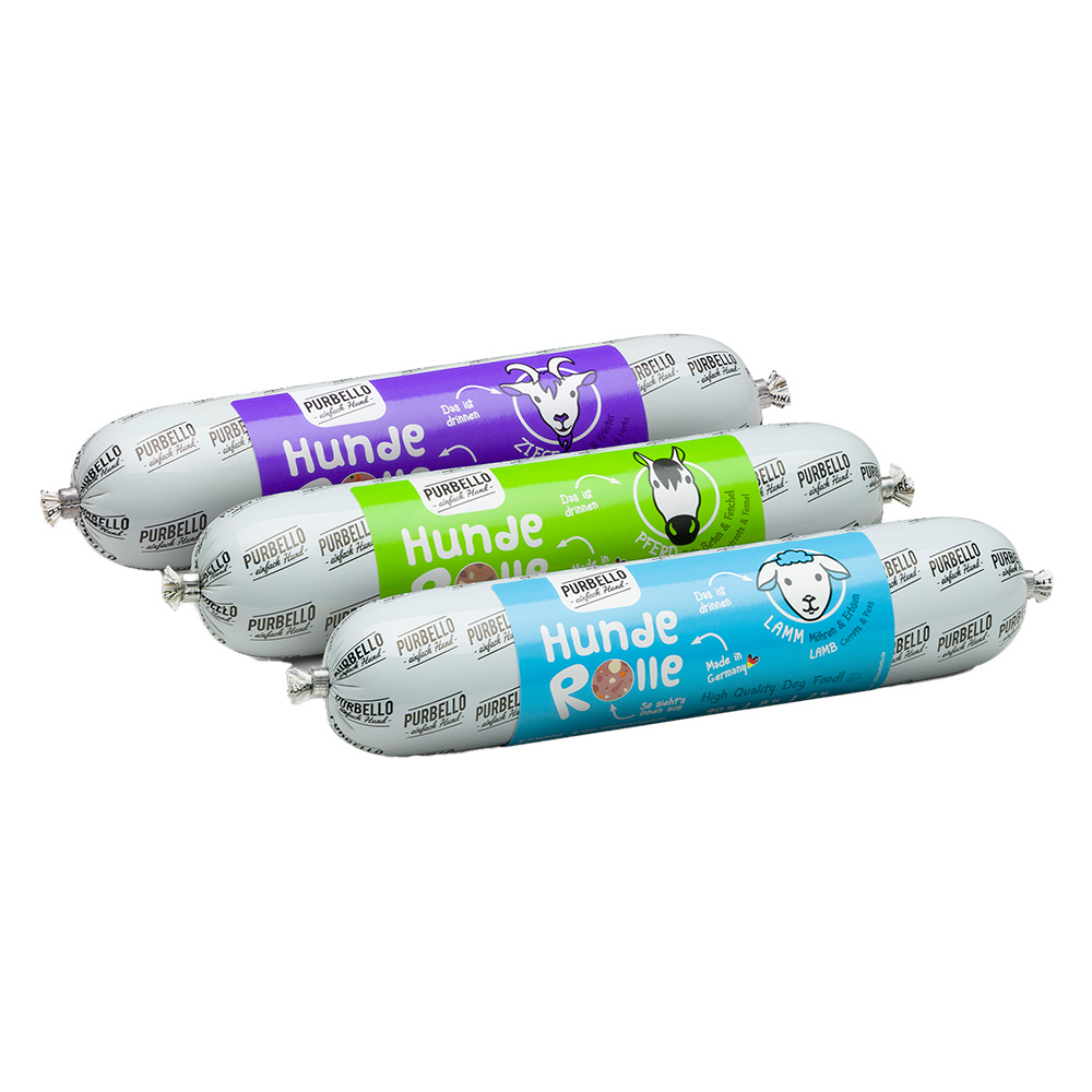 8x400g Mix I Dog Roll PURBELLO Hrană umedă câini