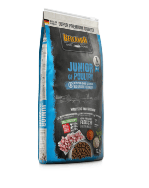 BELCANDO Junior Poultry hrana uscata fara cereale pentru juniori, talie M-XL, 12,5 kg