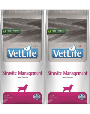 FARMINA Vet Life Struvite Management 2×12 kg dieta veterinara caini