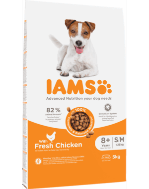 IAMS For Vitality Senior hrana uscata pentru caini seniori de talie mica si medie, cu pui, 5 kg