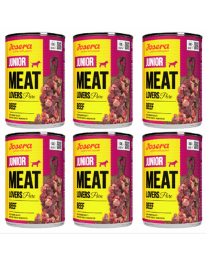 JOSERA Meat Lovers Junior Pure set conserve 6x400g caini juniori