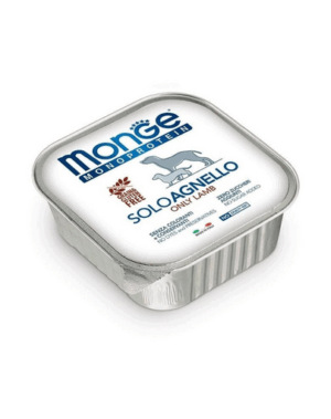 MONGE Solo hrană umedă pentru câini, cu miel 150 g