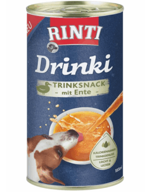 RINTI Drinki hrana complementara lichida pentru caini 6×185 ml cu rata