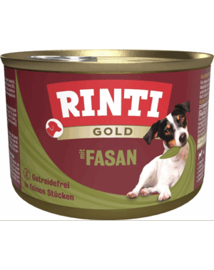 RINTI Gold Pheasant Mini hrana cu fazan pentru caini 185 g