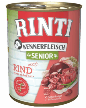 RINTI Kennerfleish Senior Beef 800 g Hrana caini seniori, cu vita