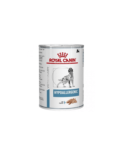 ROYAL CANIN Dog Hypoallergenic hrana umeda caini adulti cu reactii adverse la alimente 12 x 400 g